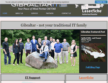 Tablet Screenshot of gibraltarit.com